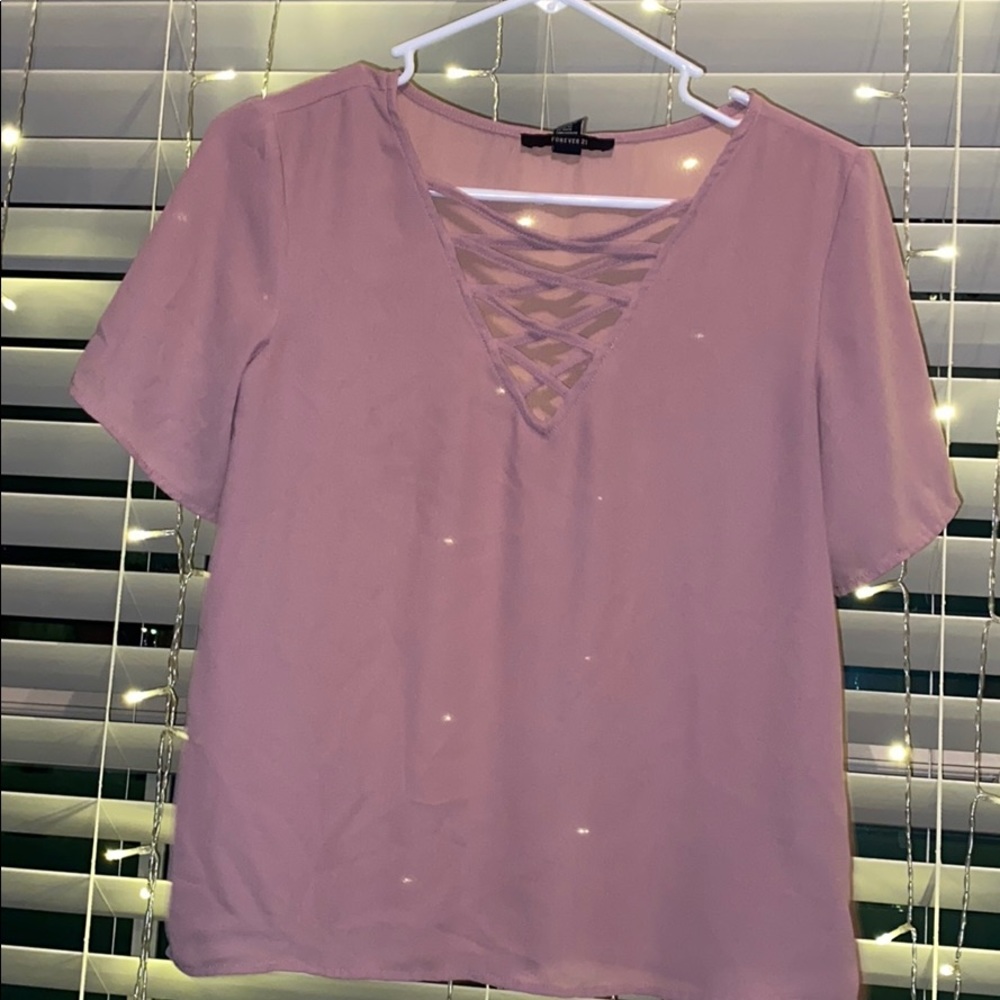 Blush pink shirt